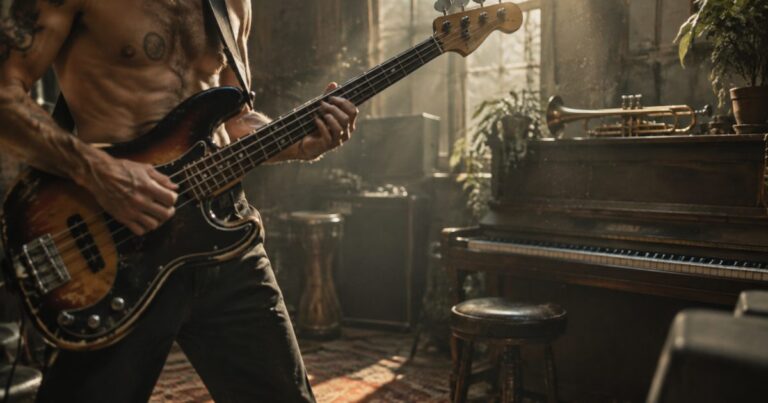 Flea bassiste : slap, punk-funk et lignes clés