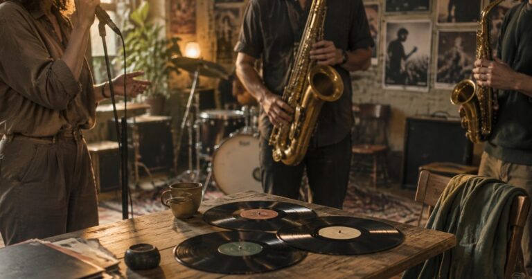 Polymorphie, voix, saxophones et trois disques
