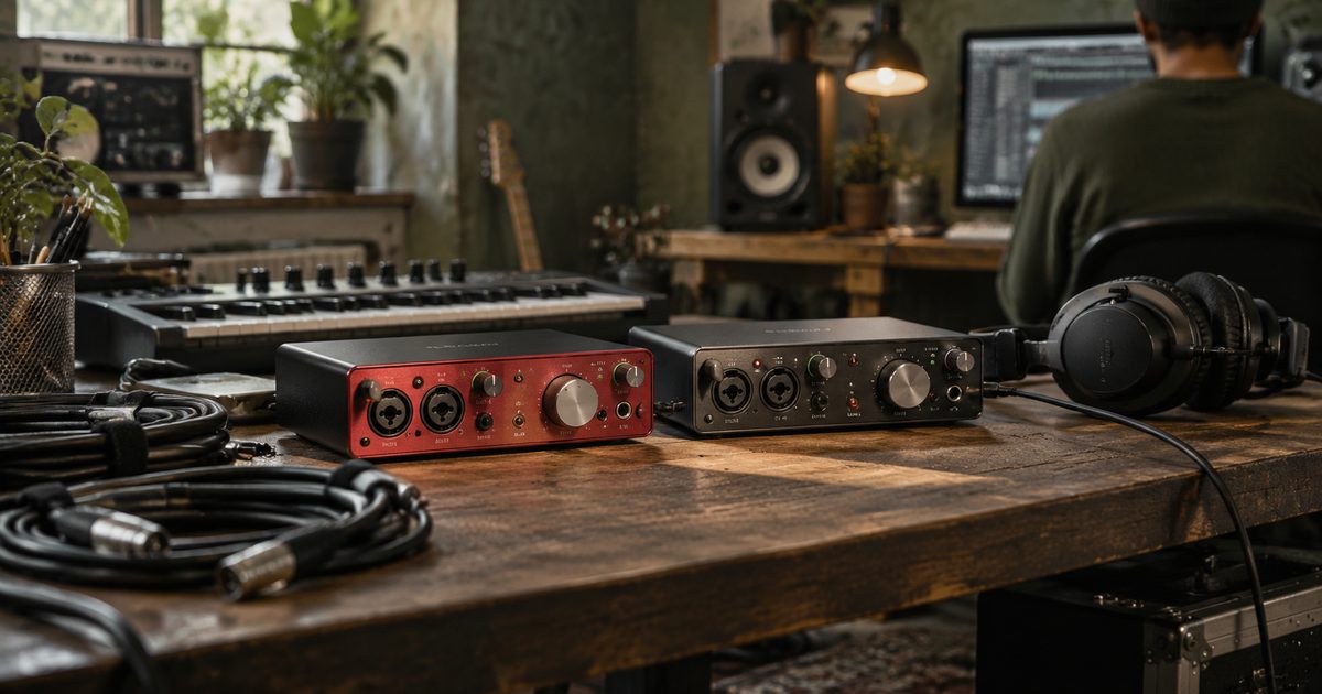 Clarett+ vs Scarlett : quelle gamme Focusrite ?